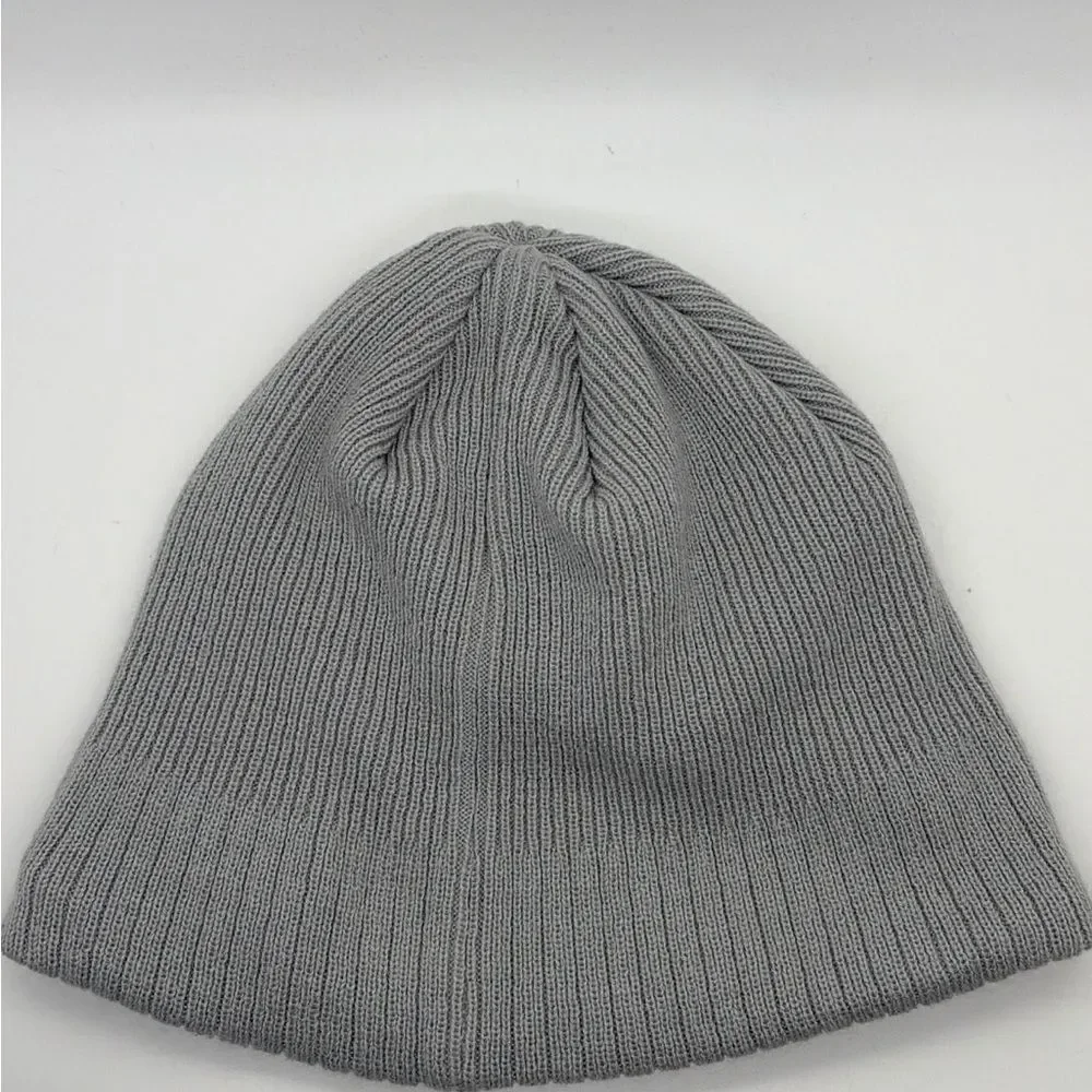 New Era Gray Knit Fleece Lined Mens Beanie